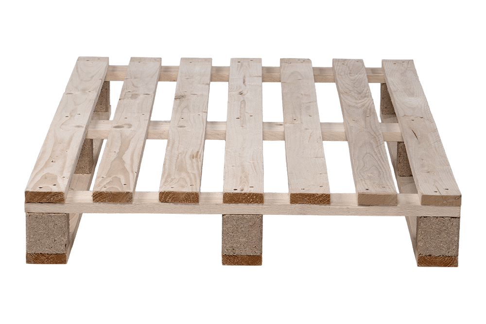 Einwegpalette 800x1200 mm - 7-Deck - 22mm