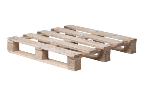 Einwegpalette 800x800mm, 5-Deck, 17mm