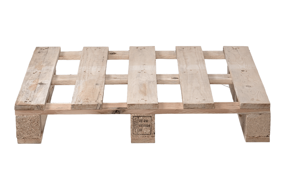 Einwegpalette 800x800mm, 5-Deck, 17mm