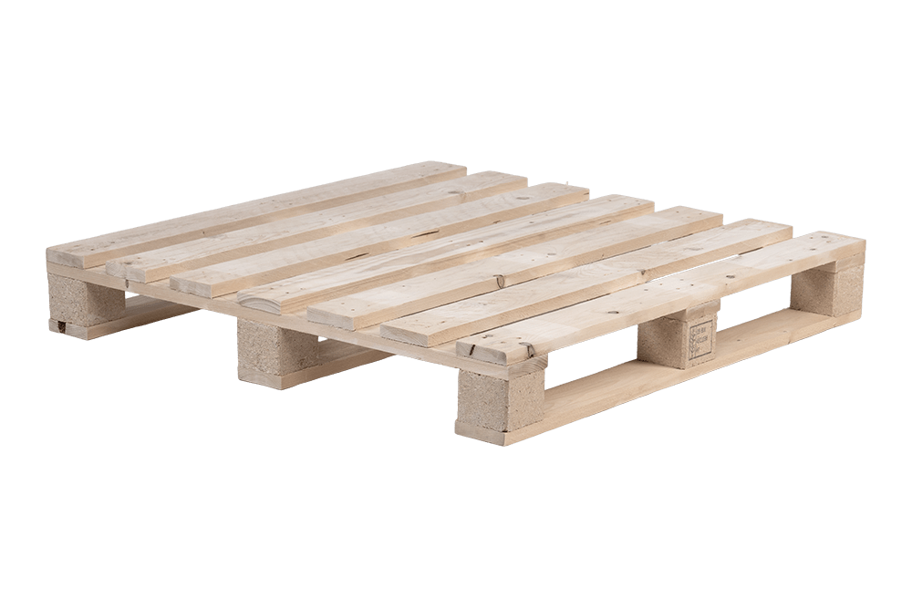 Einwegpalette gebraucht 1000x1000 mm