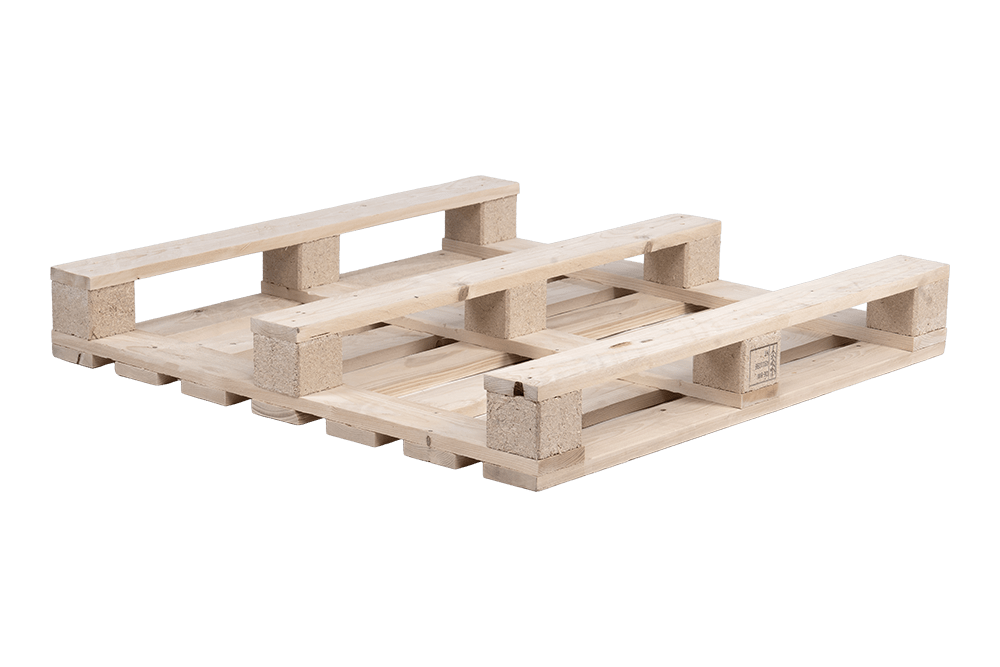 Einwegpalette gebraucht 1000x1000 mm