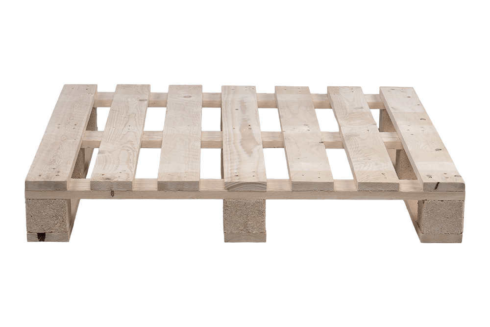 Einwegpalette gebraucht 1000x1000 mm