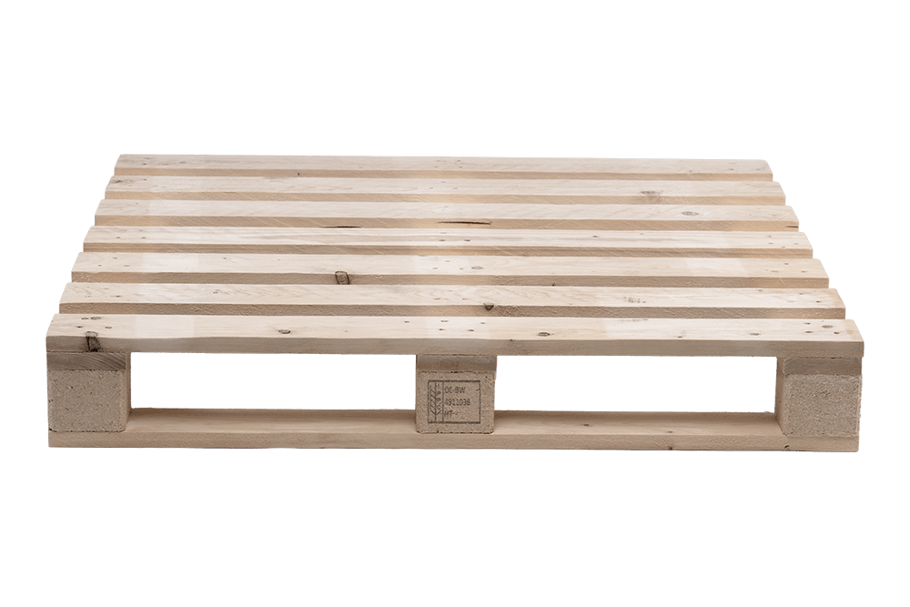 Einwegpalette gebraucht 1000x1000 mm