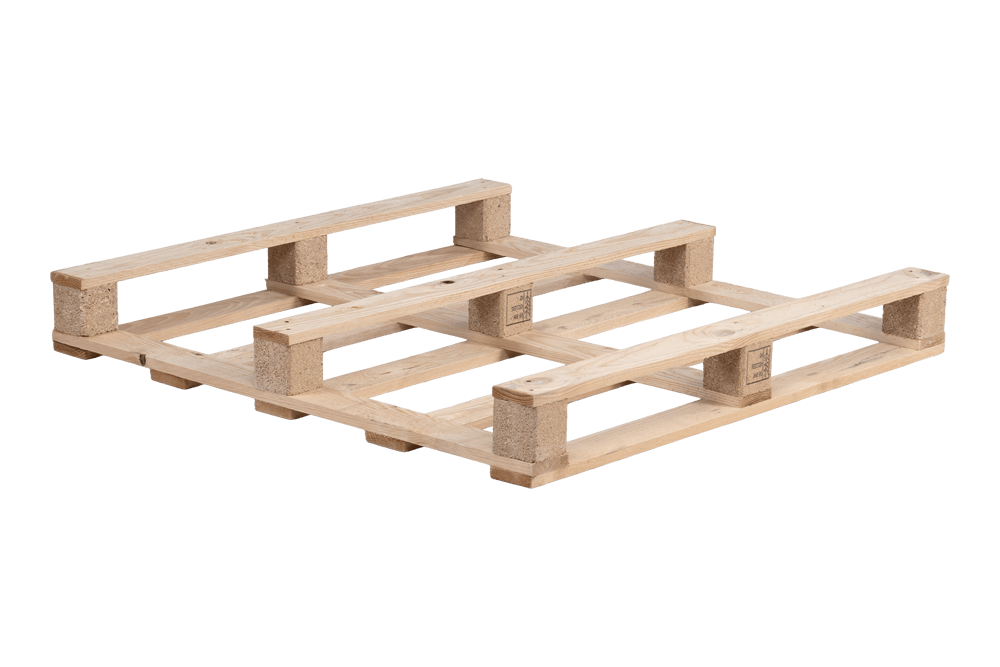 Einwegpalette gebraucht 1000x1000 mm