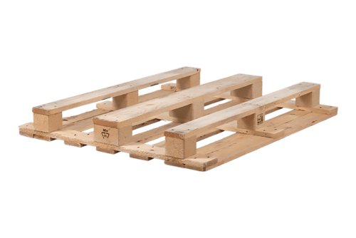 Einwegpalette, 1000 x 1200 mm, 7 Deckbretter