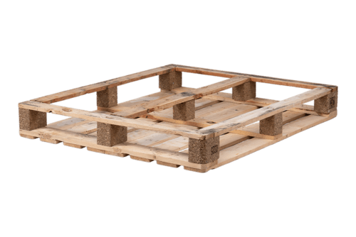 Einwegpalette, 1000 x 1200 mm mit Bodenrahmen P1