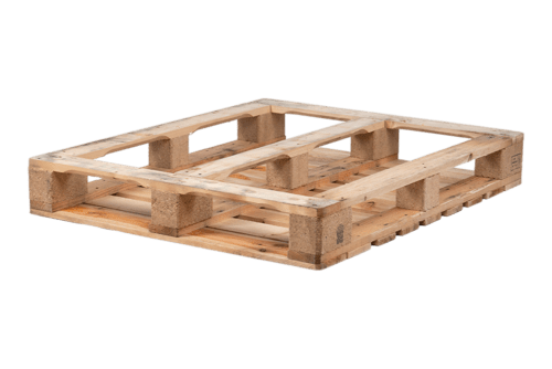 Einwegpalette, 1000 x 1200 mm mit Bodenrahmen P6