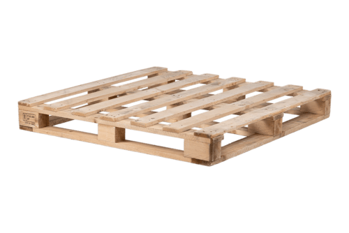 Einwegpalette, 1100 x 1100 mm mit Bodenrahmen