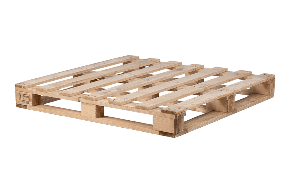 Einwegpalette, 1000 x 1200 mm mit Bodenrahmen P4