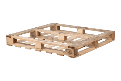 Einwegpalette, 1000 x 1200 mm mit Bodenrahmen P4