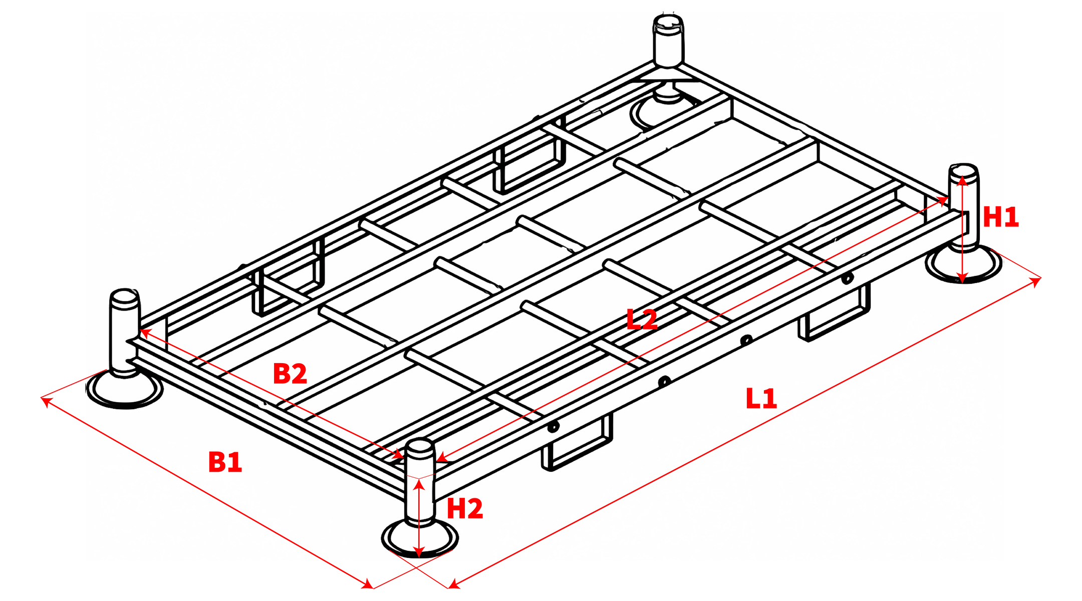Stapelgestell (Lagersystem) Typ 02