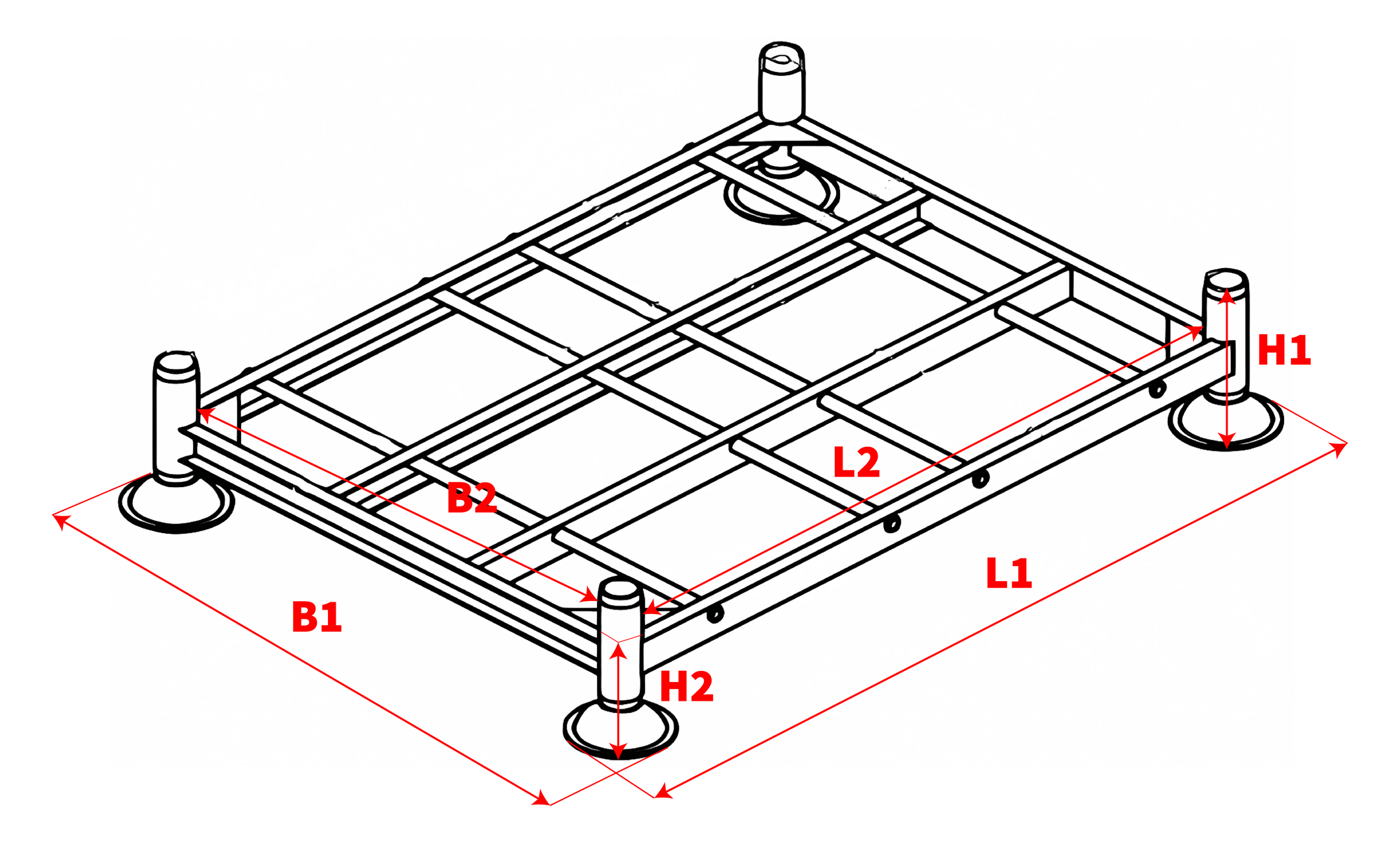 Stappelgestell (Lagersystem) Typ 01