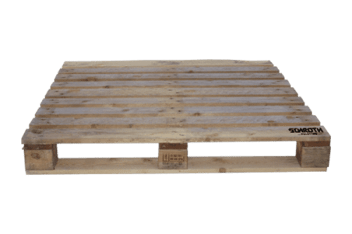 Einwegpalette gebraucht 1000x1000 mm