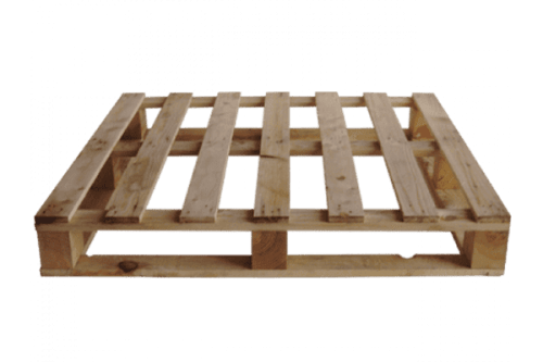 Gebrauchte Einwegpalette 1100x1100 mm - Bodenrahmen