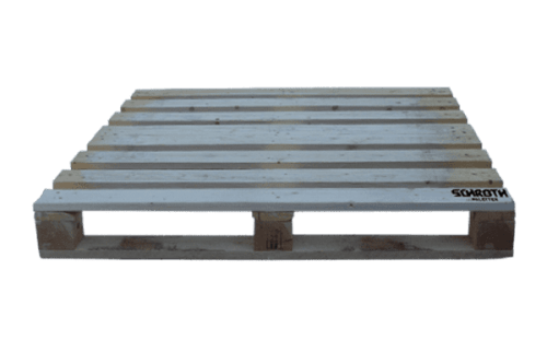 Einwegpalette gebraucht 1140x1140 mm - schwer