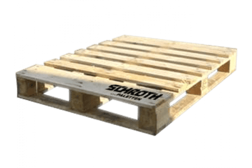 Einwegpalette gebraucht 1000x1200 mm