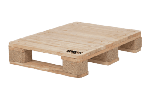 Einwegpalette neu 600x800 mm -8-Deck